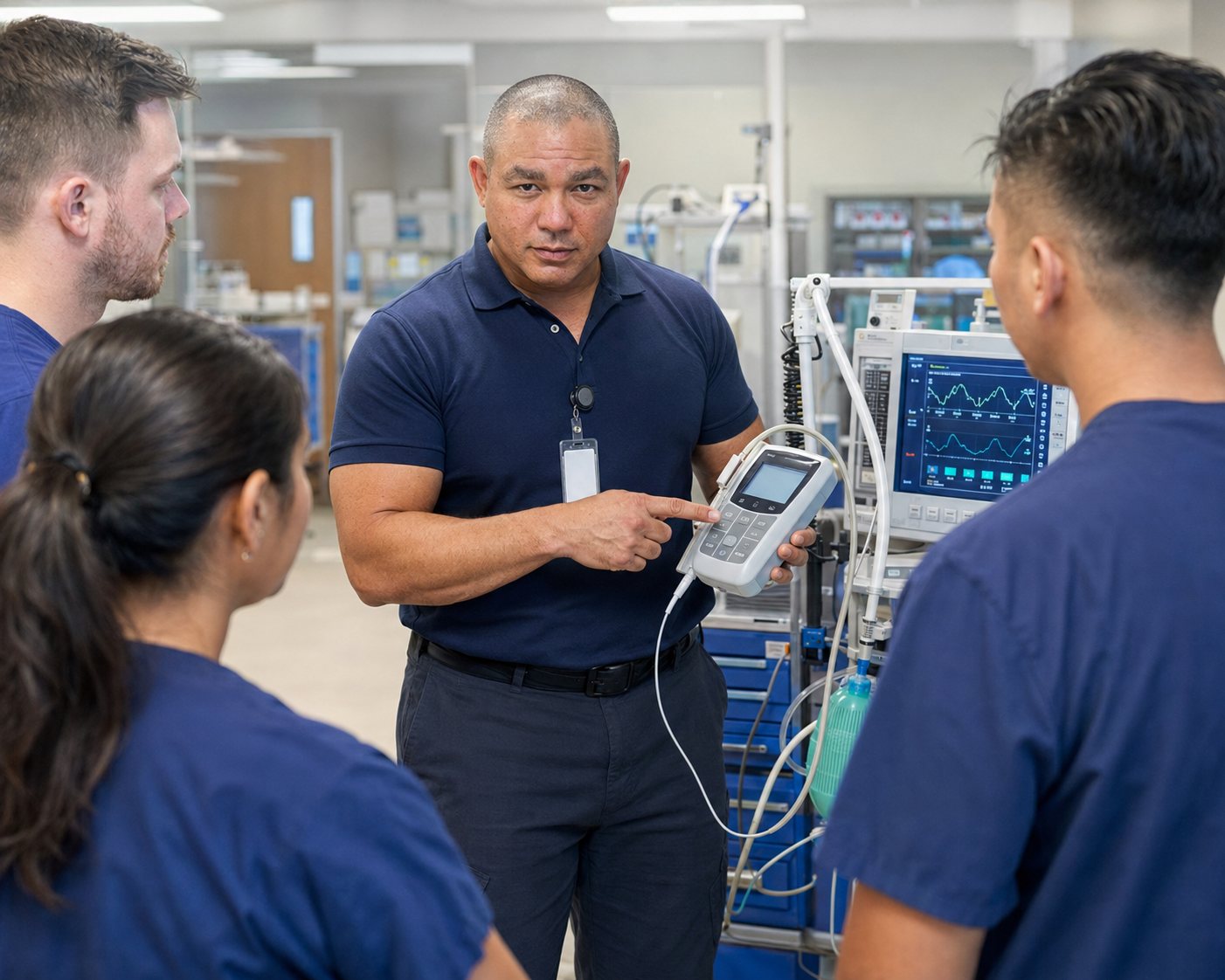 BiomedRx technician performing actors to protect patient safety
