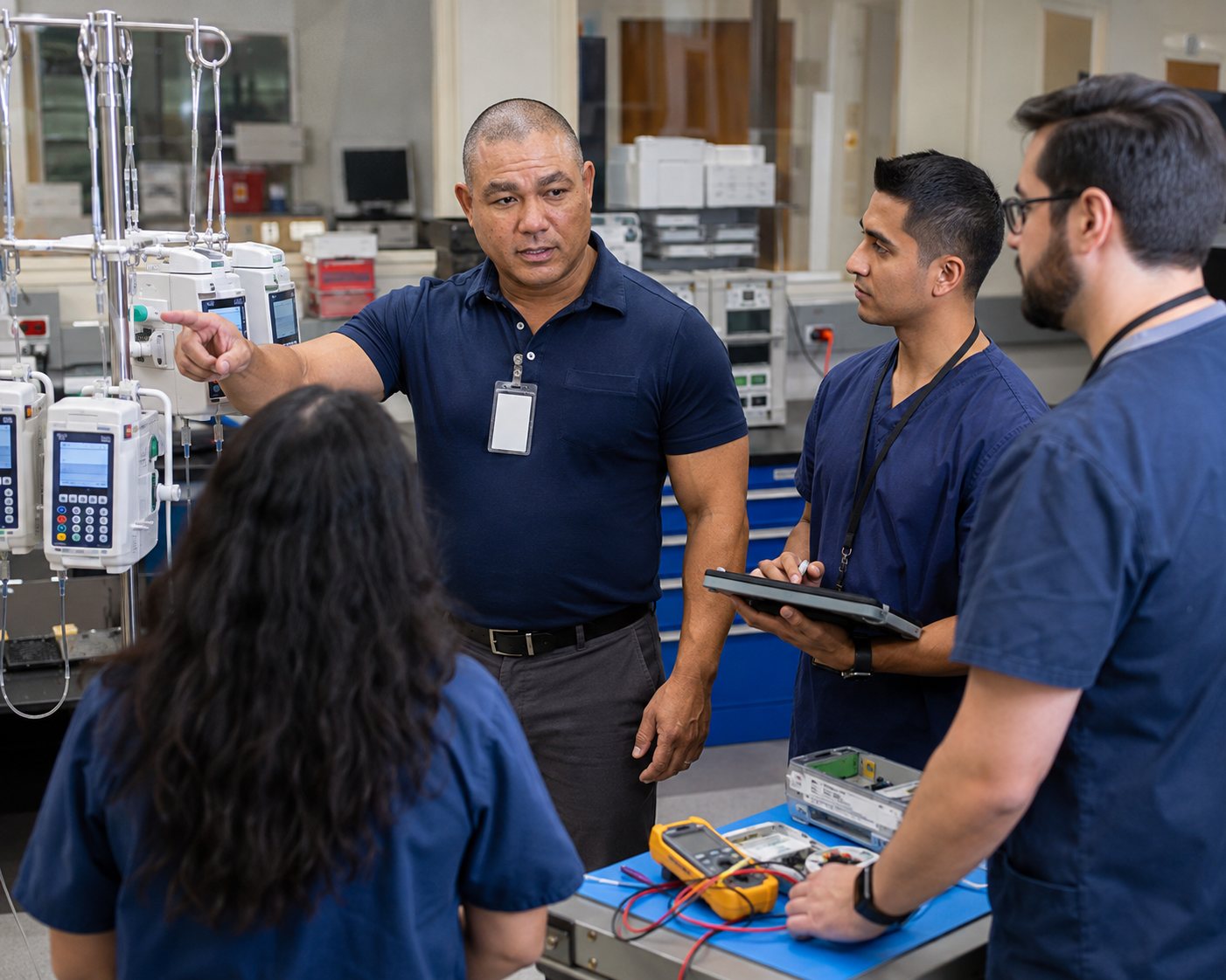 BiomedRx healthcare technology management team delivering artists